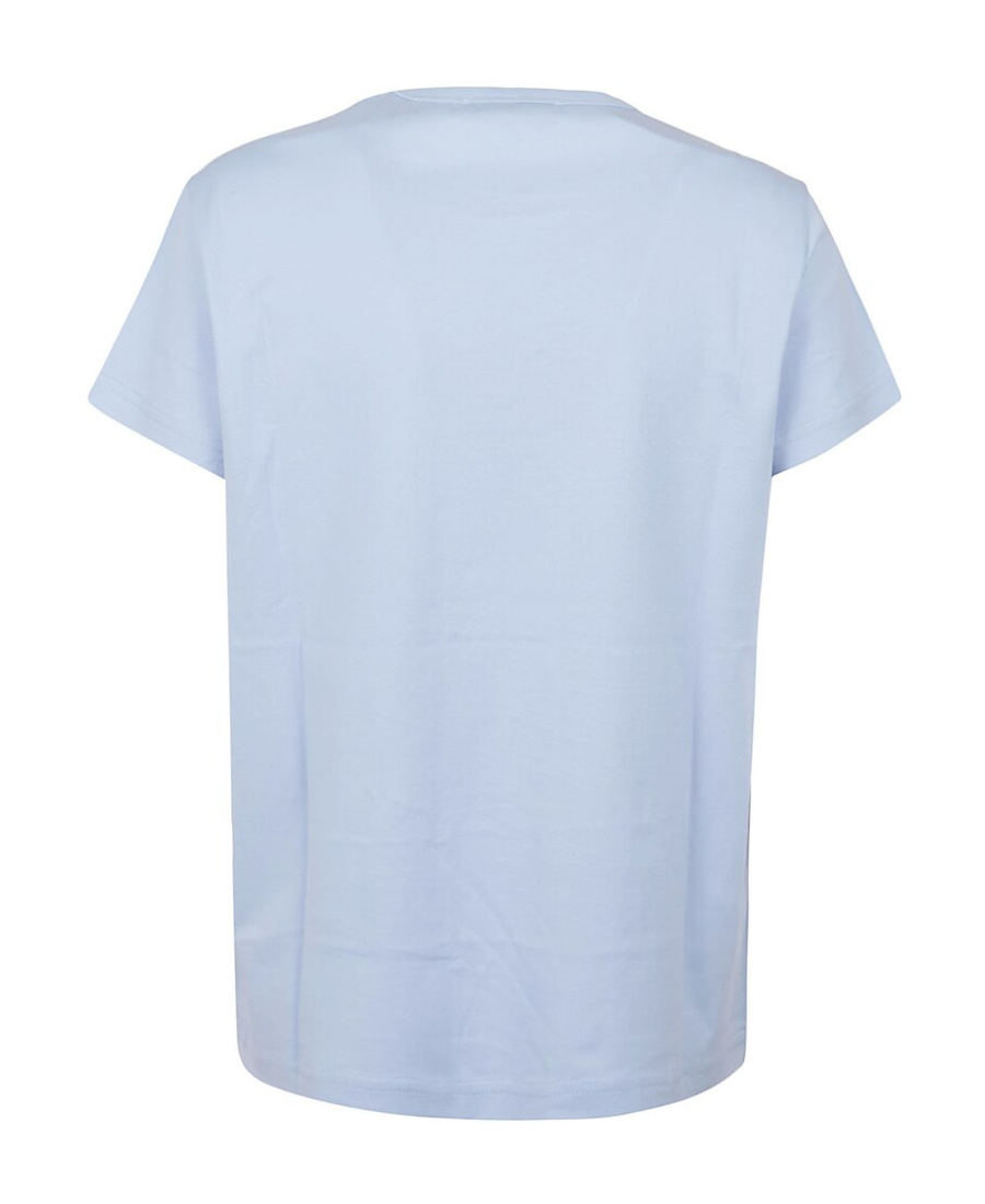 Givenchy Floral Printed T-shirt In Blue