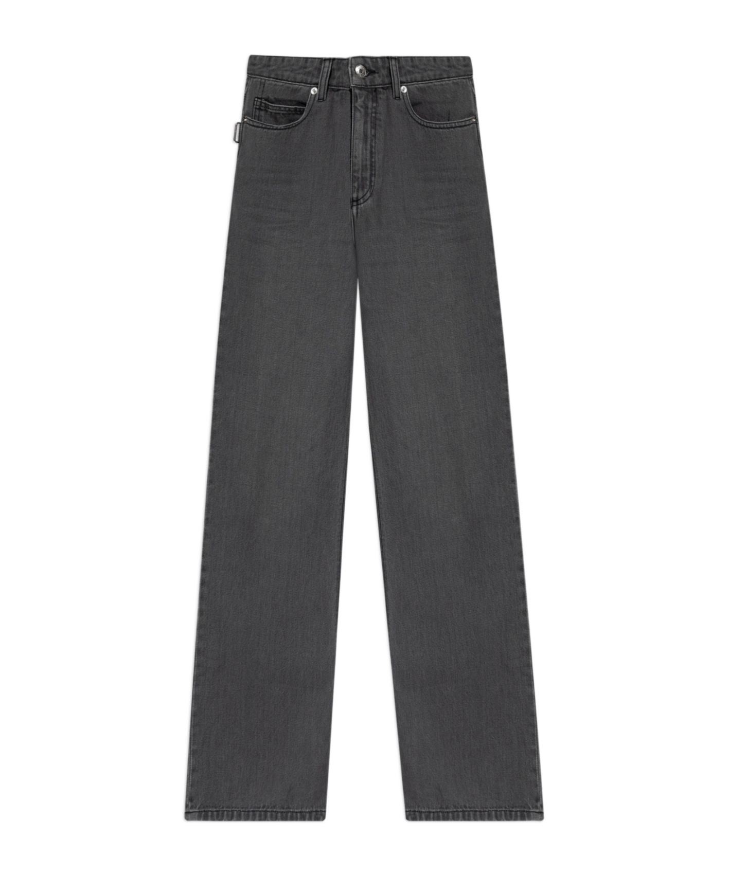 Zadig & Voltaire Elio Straight-leg Jeans In Gray