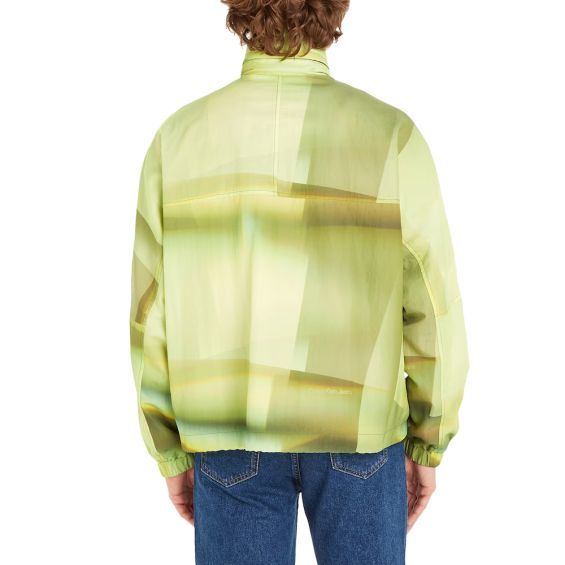 Calvin Klein Long-sleeved Casual Jacket In Green