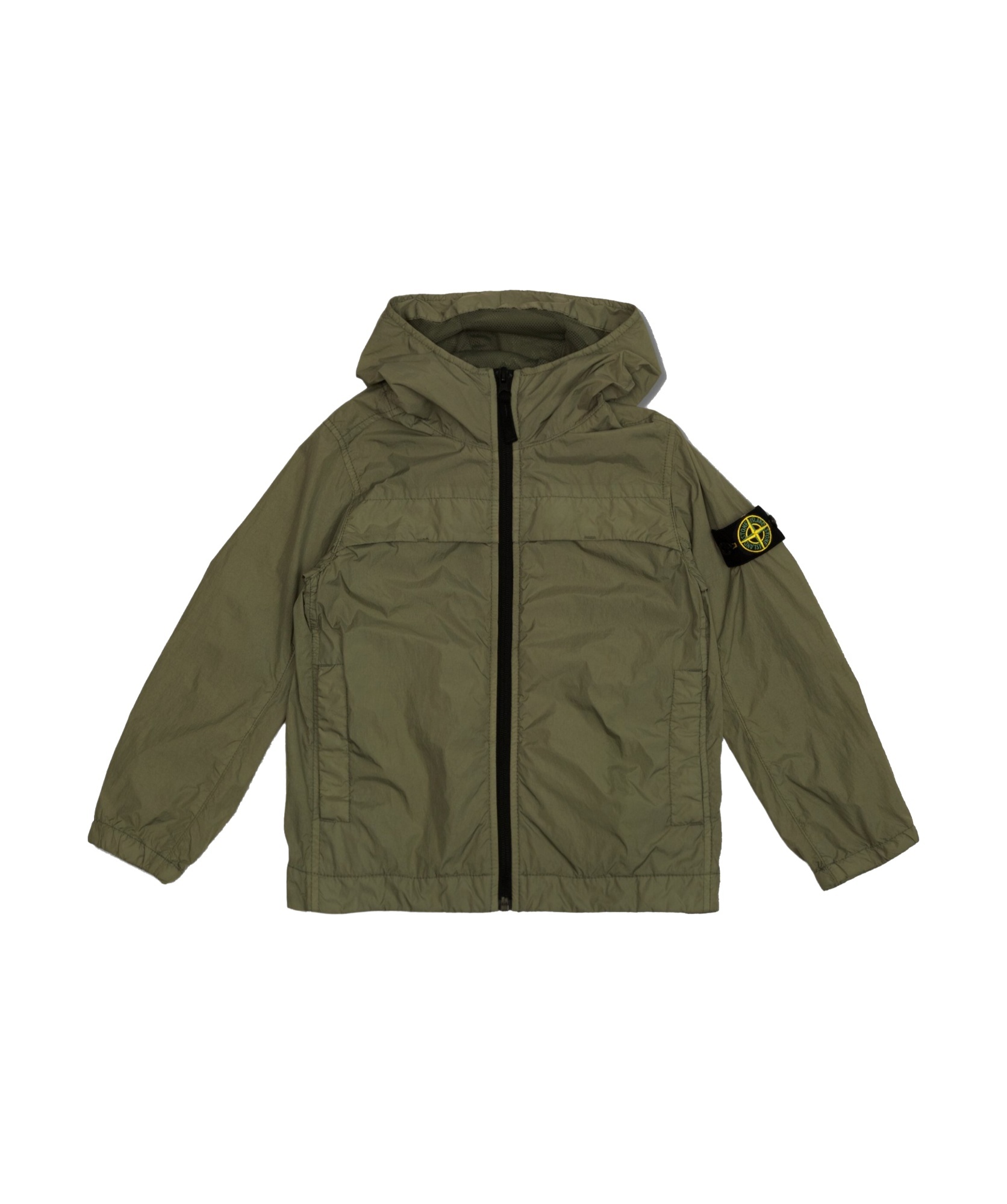 Stone Island Compass Badge Jacket In Green