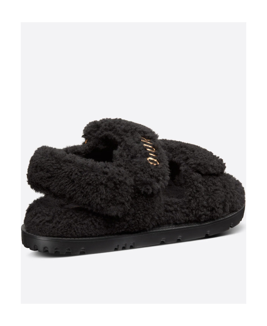 Dior Act Sandals In Black