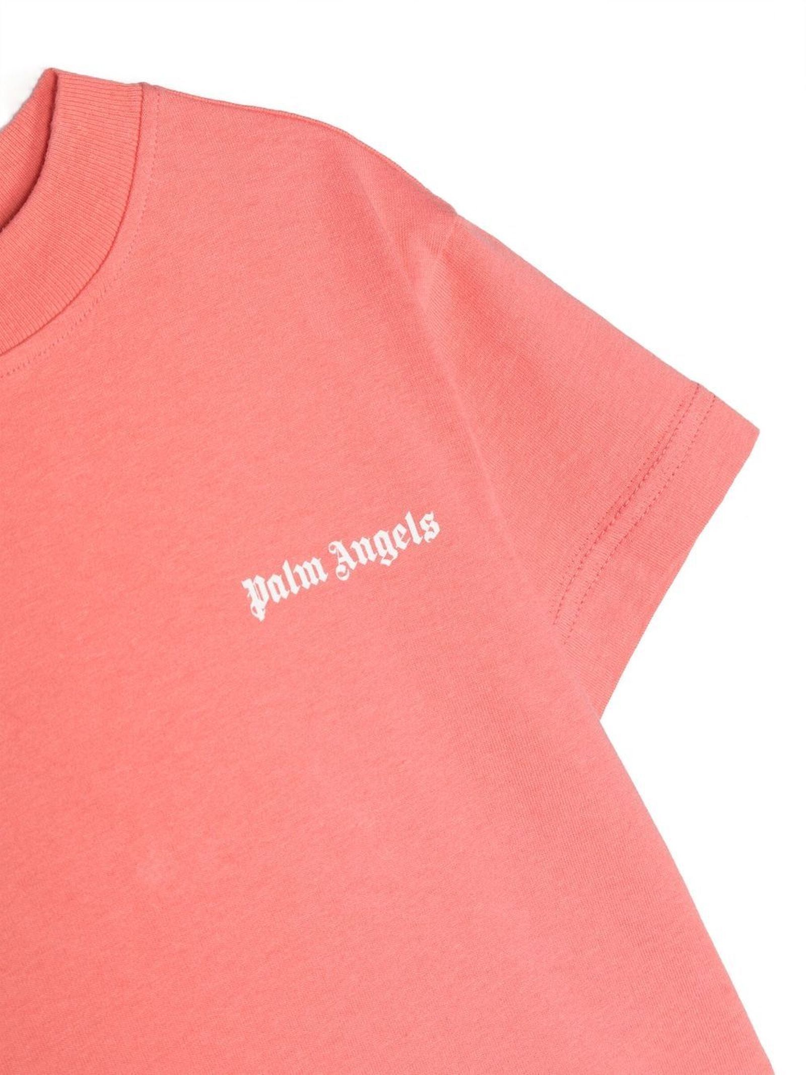 Palm Angels Set-of-three Logo-print T-shirts In White