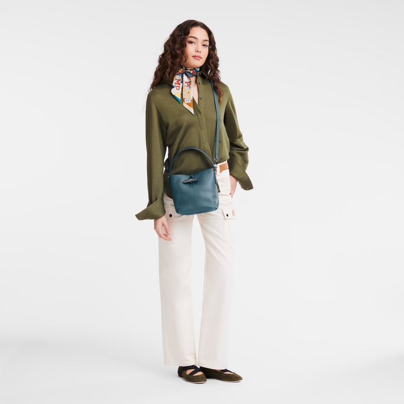 Longchamp Sac Seau Xs Le Roseau Essential In Blue