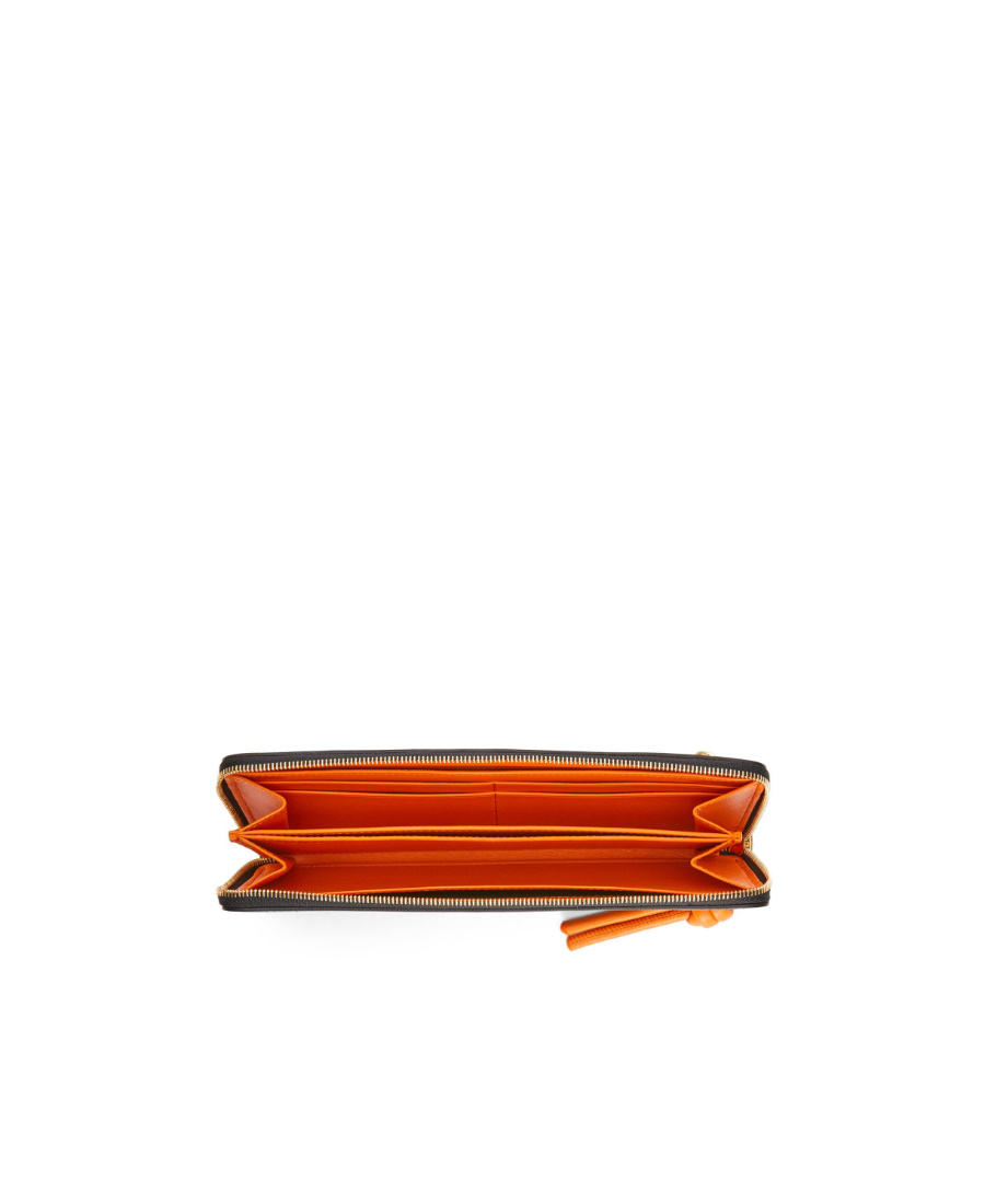 Loewe Knot Zip Around Wallet In Shiny Nappa Calfskin