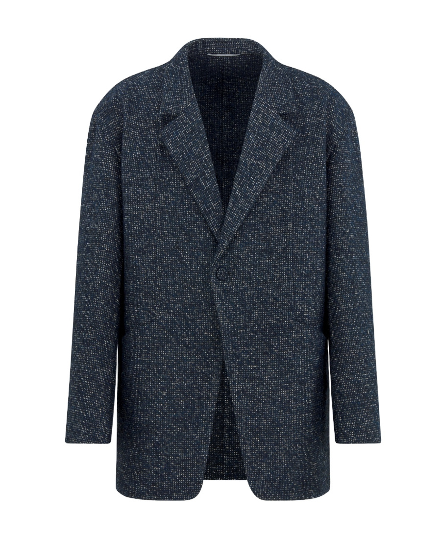 Dior First-cut Wool Single-breasted Suit Coat In Black