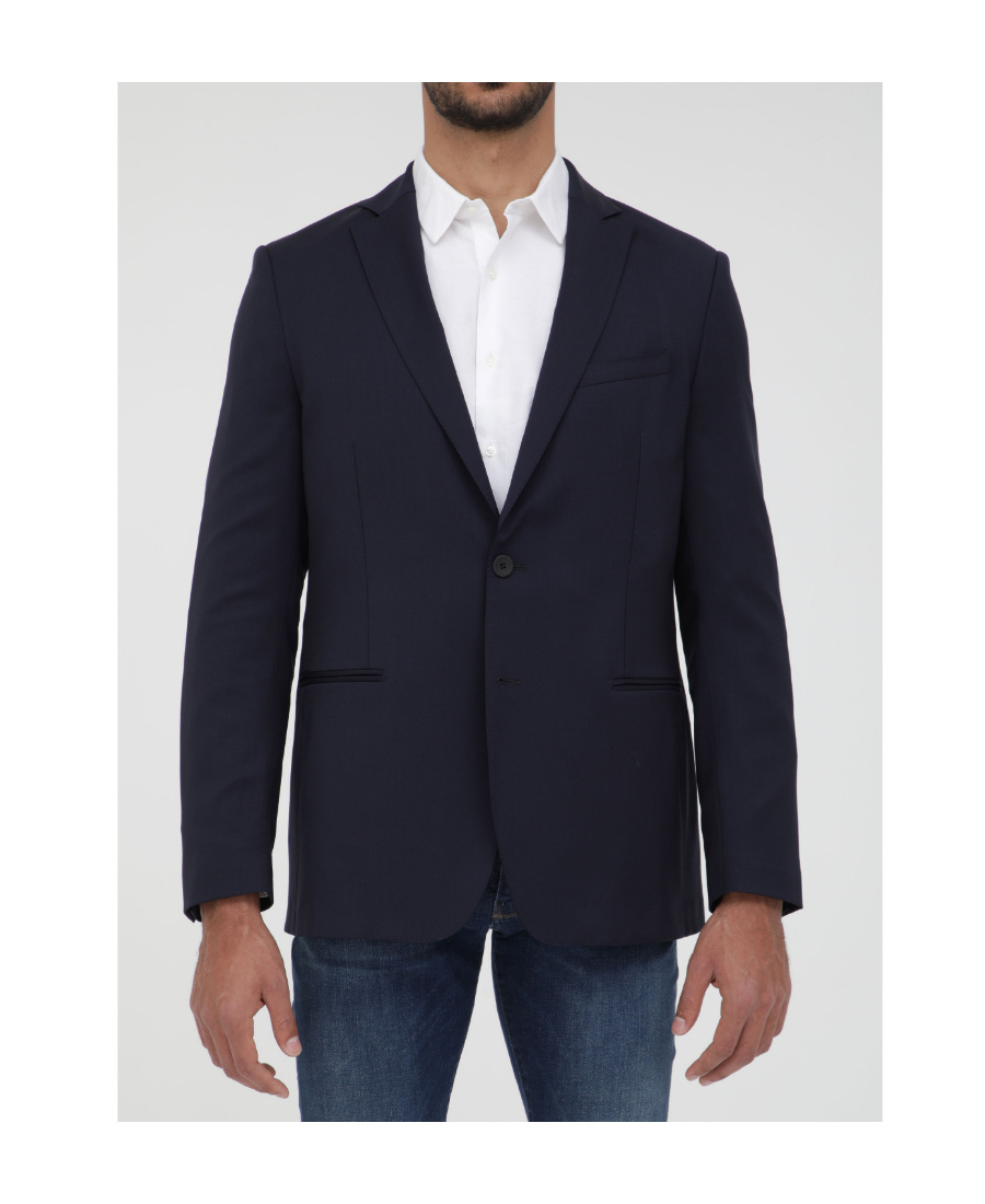 Tonello Single-breasted Suit Jacket In Black
