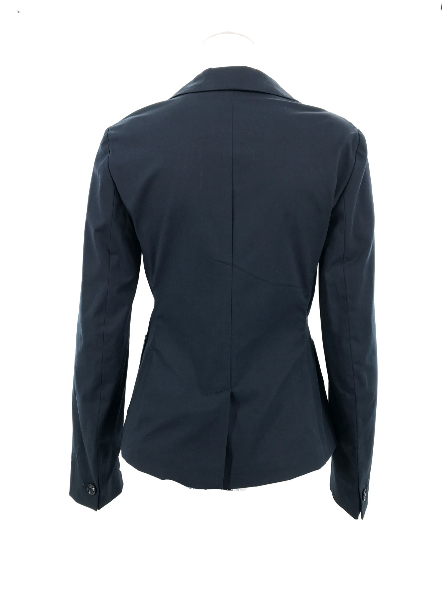 Max Mara Long Sleeved Lapel Suit Jacket In Black