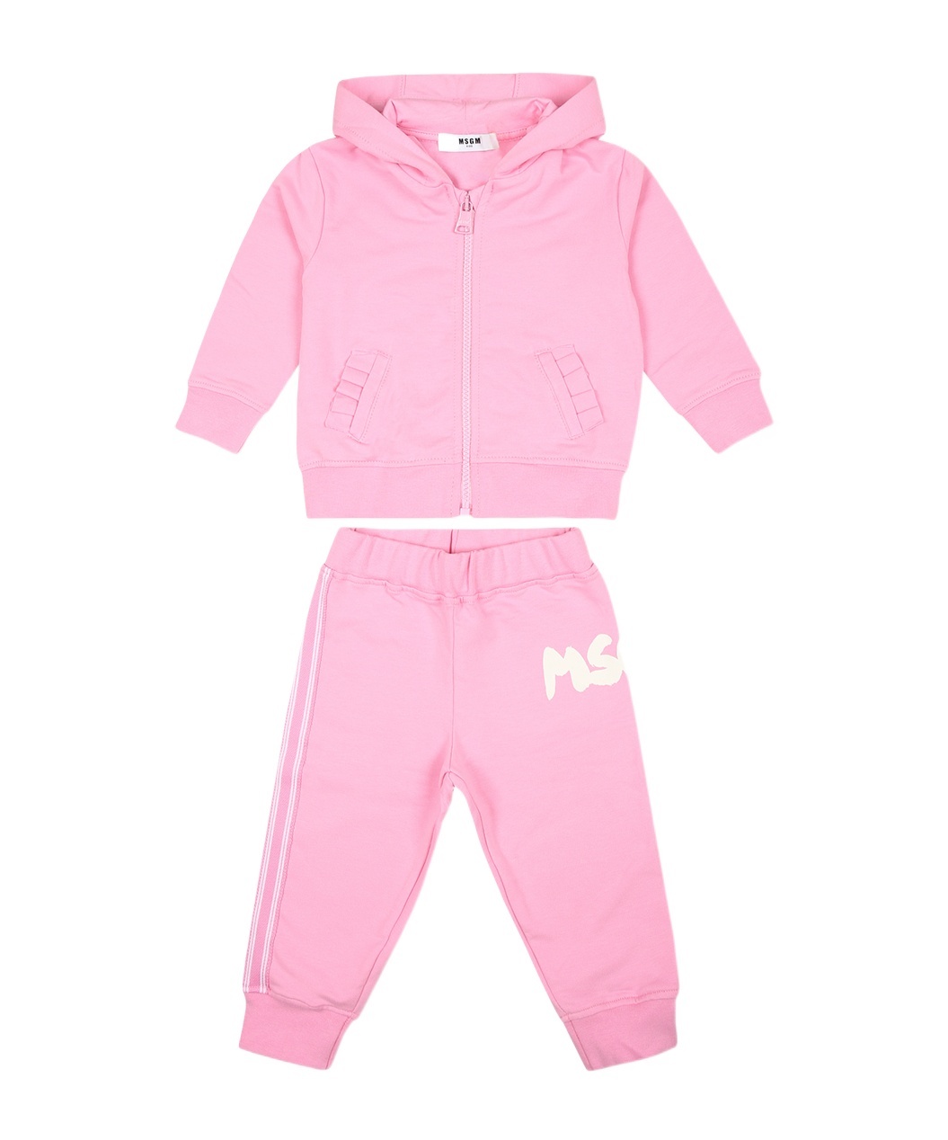 MSGM LOGO-PRINT COTTON TRACKSUIT SET