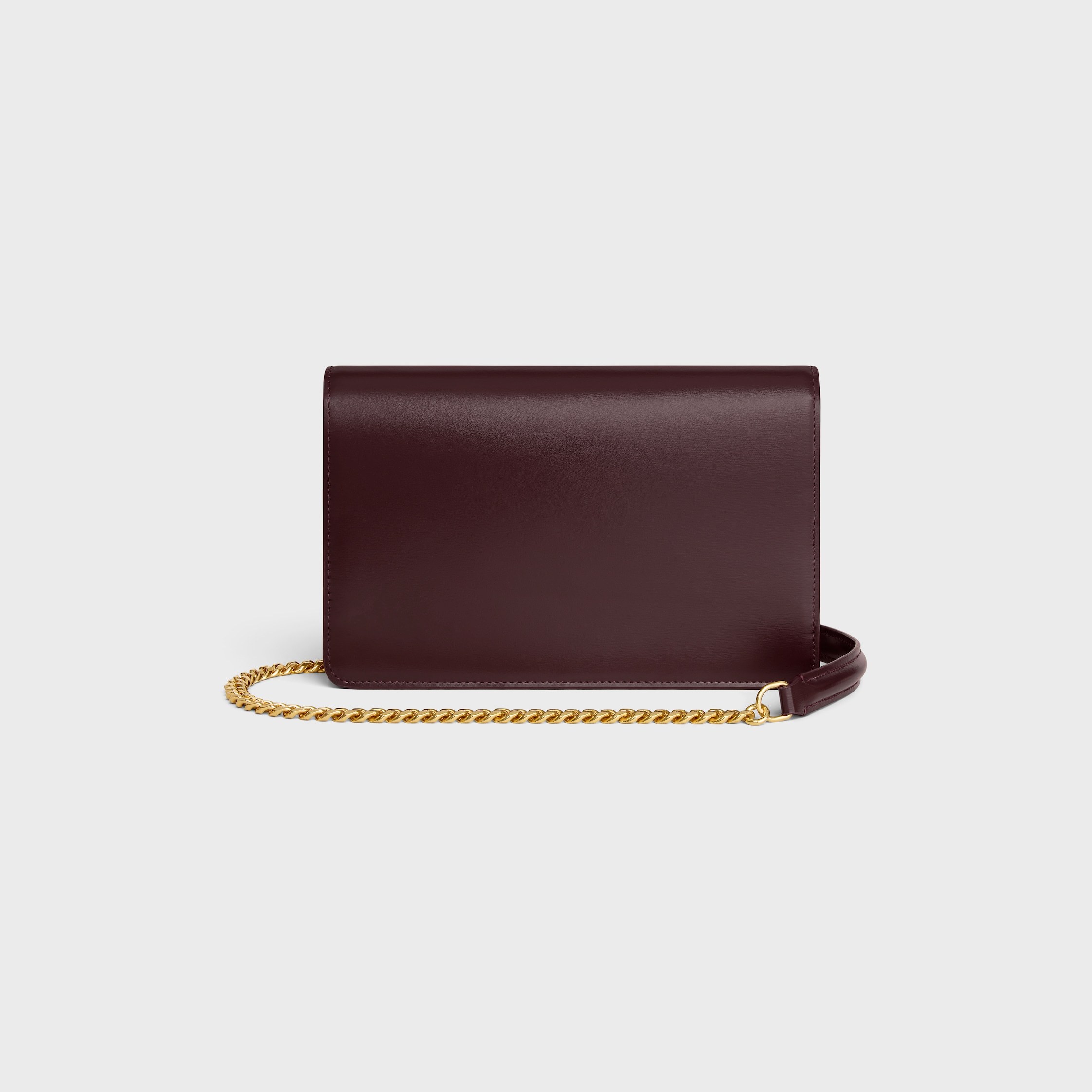 Celine Wallet On Chain Margo In Shiny Calfskin