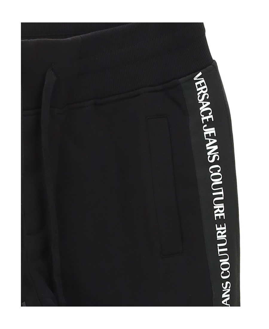 Versace Jeans Logo Sweatpants In Black