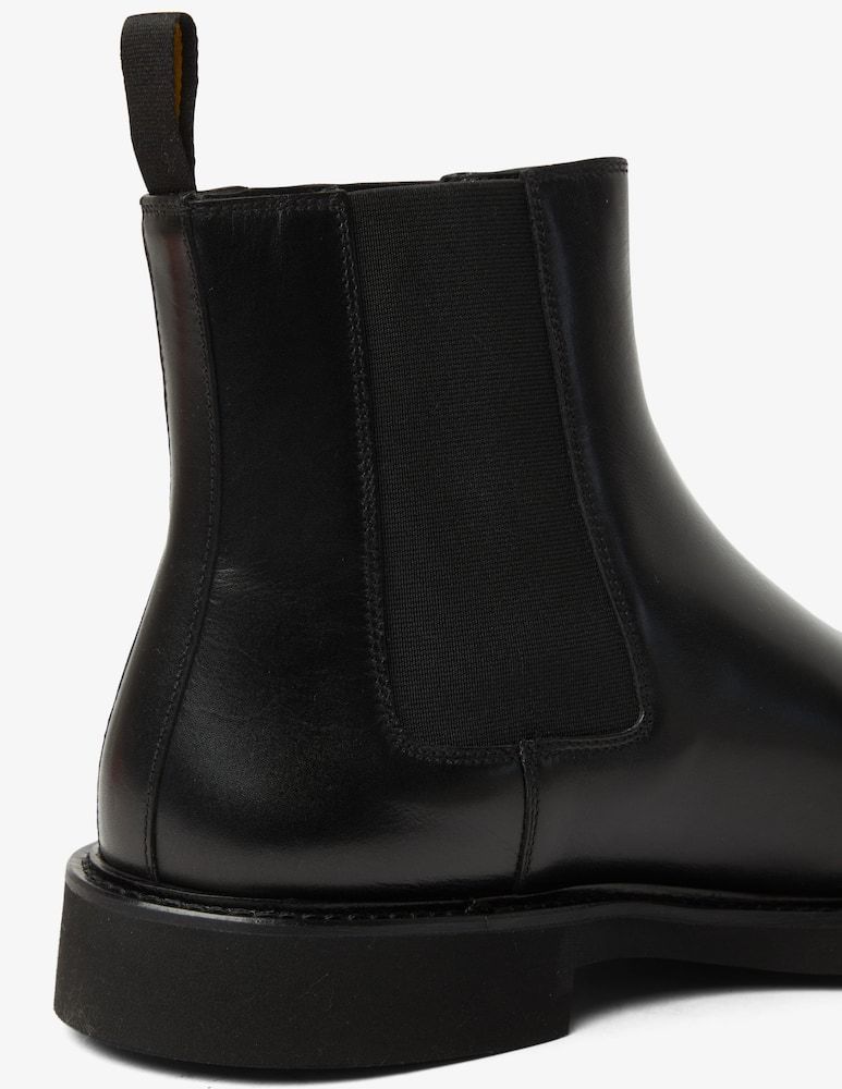 Doucal's Man Ankle Boots Black Size 8.5 Leather In Black