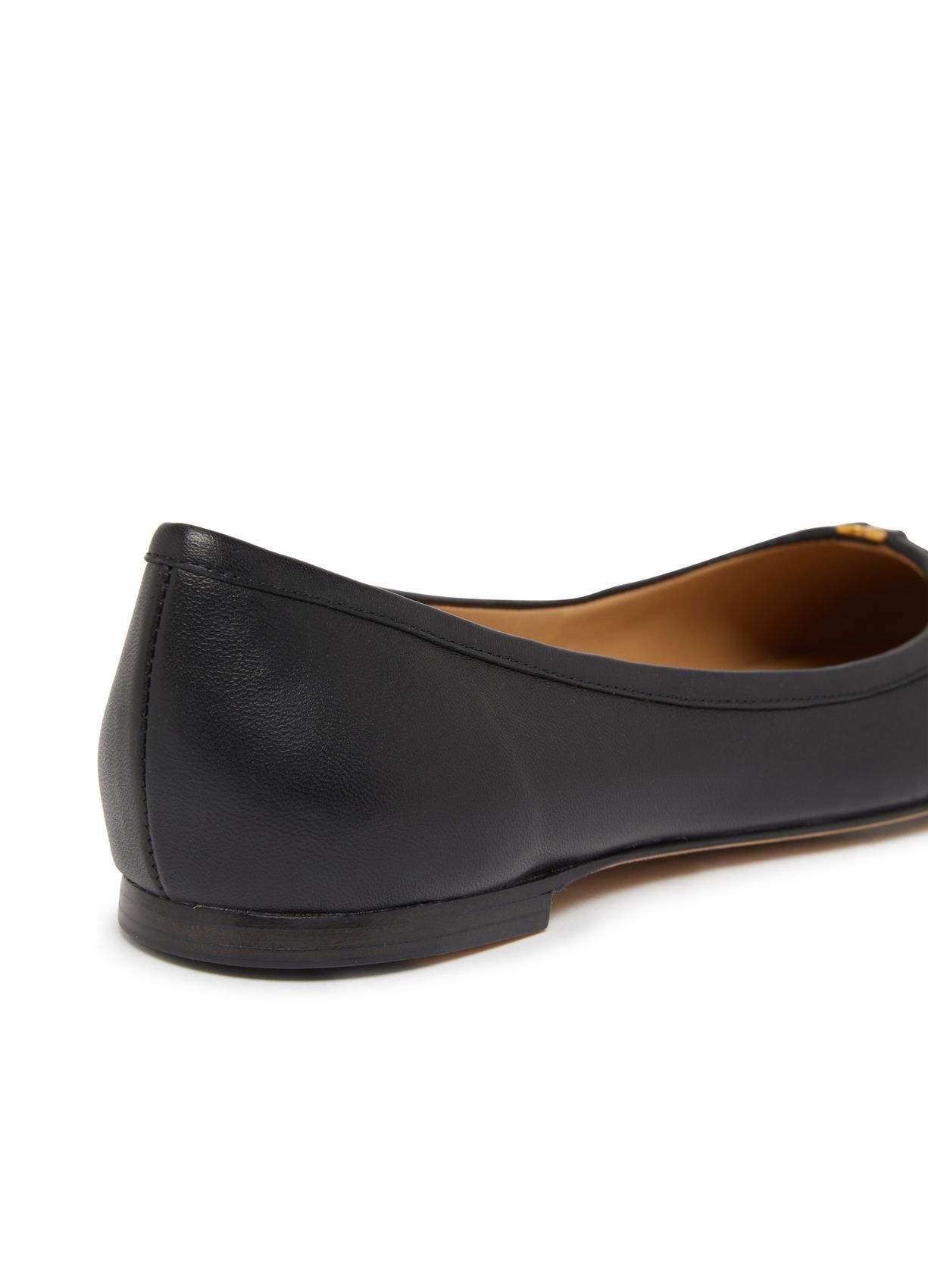 Shop Chloé Round Head Ballet Shoes In Black