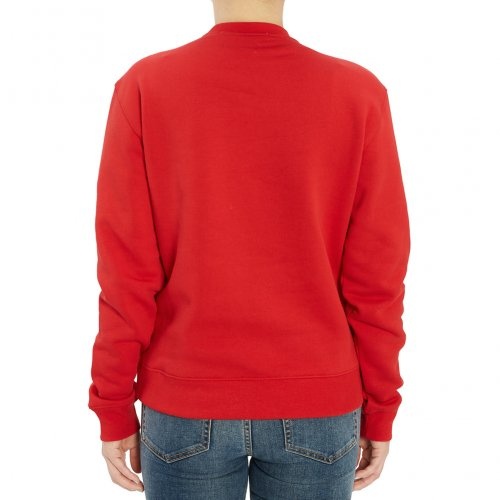 Msgm Logo Details Sweater In Red