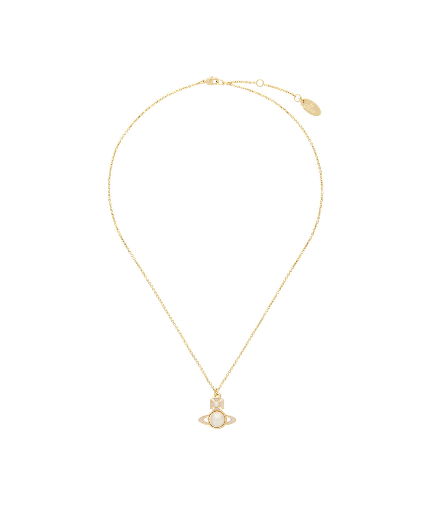 Vivienne Westwood Pendant Necklace In Yellow