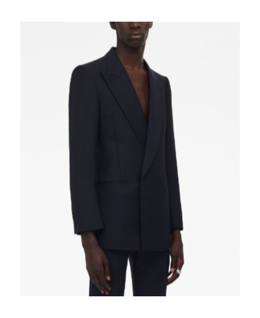 Alexander Mcqueen Sakko Mit Steigendem Revers In Black