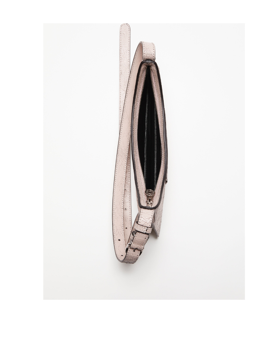 Acne Studios Mini Platt Leather Shoulder Bag In Pink