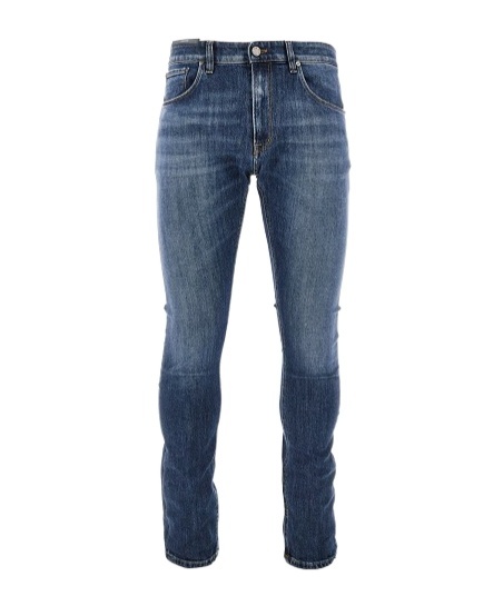Pt Torino Belt Loop Jeans In Blue