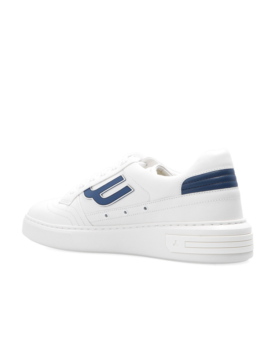 Bally Logo-patch Leather Sneakers In White
