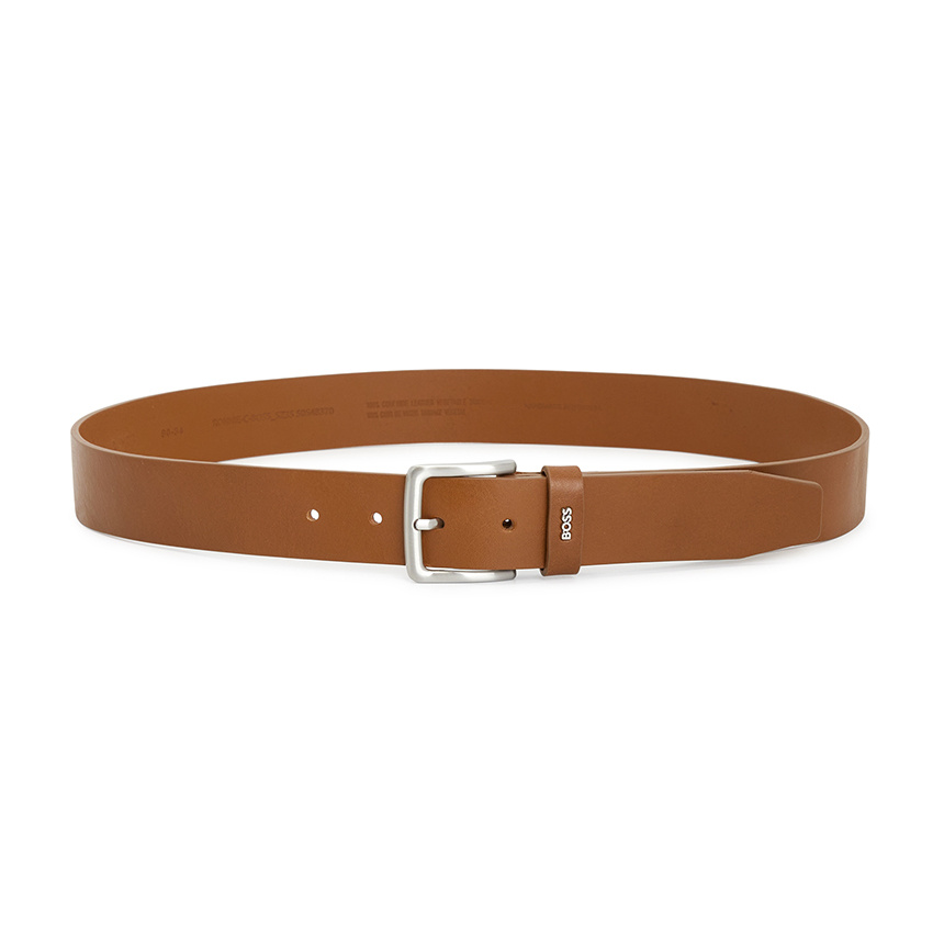Hugo Boss Buckle Belt In Brown