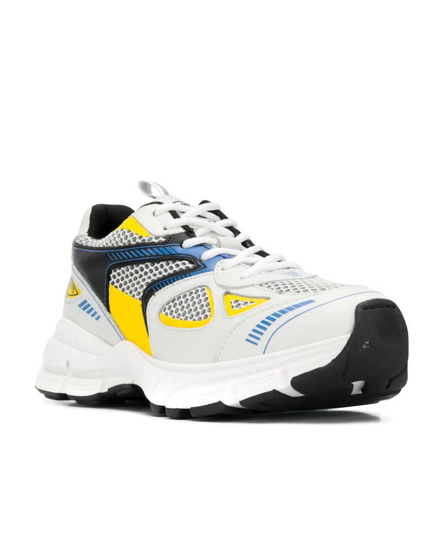 Axel Arigato Mesh Upper Sneakers In White