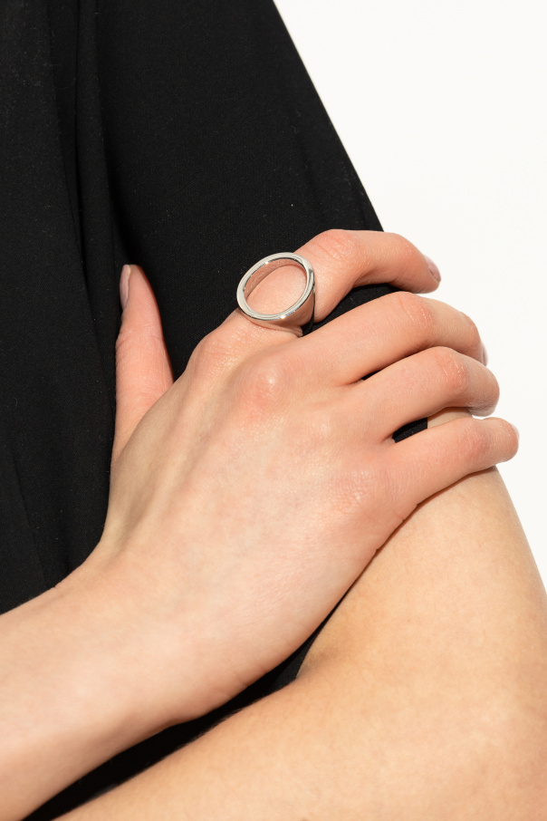 Mm6 Maison Margiela Minimal Logo 4mm Ring