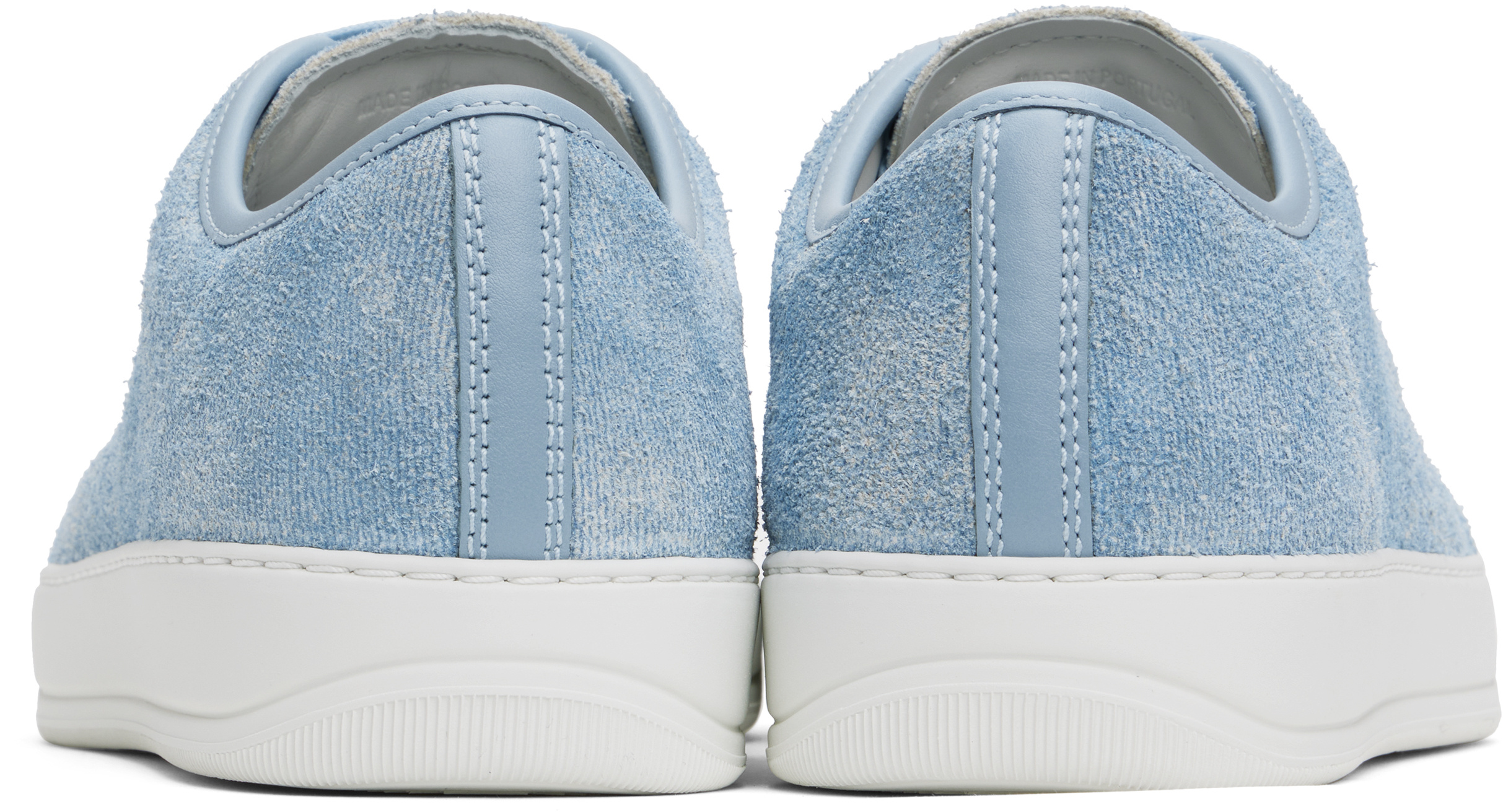 Lanvin Dbb1 Sneakers In Faded Denim For Men In Blue
