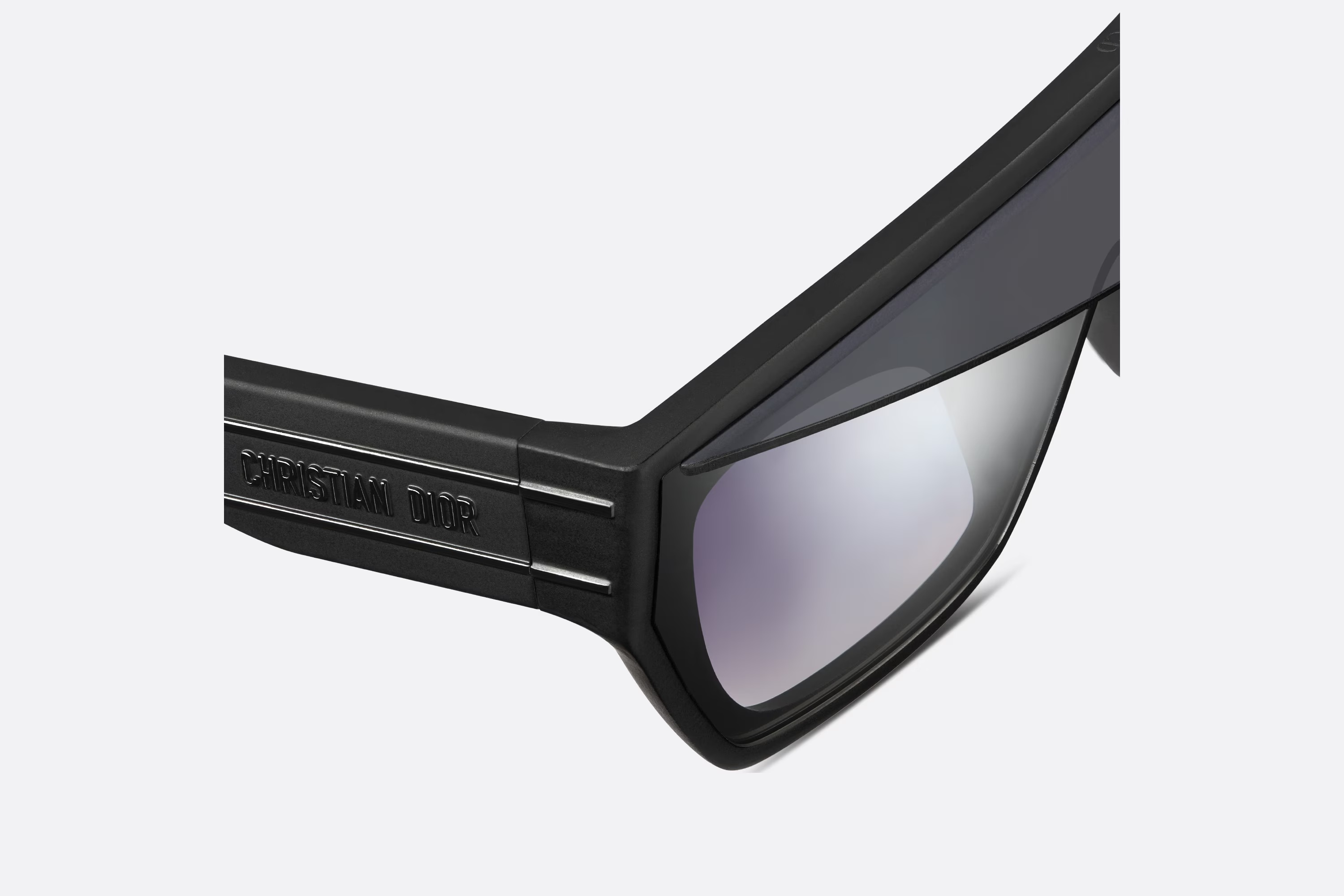 Dior Club M7u Logo Sunglasses In Black