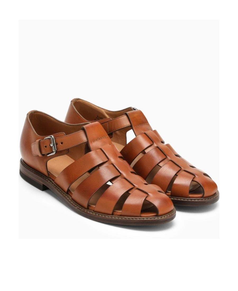 Church's Buckle-fastening Strap-detail Sandals In Brown