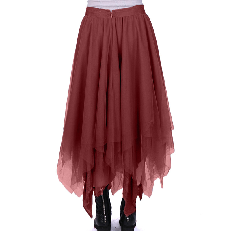 Marc Le Bihan High Waist Skirt In Red