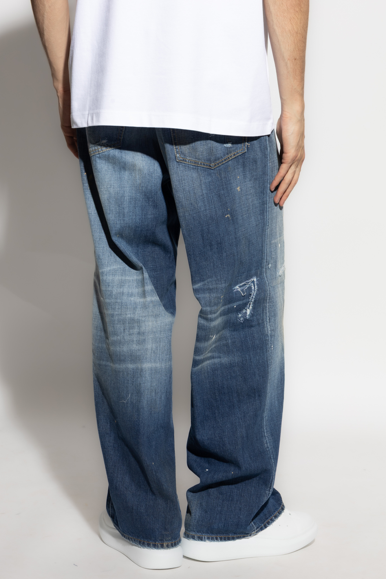 Dsquared2 Cool Guy Patchwork Distressed Jeans