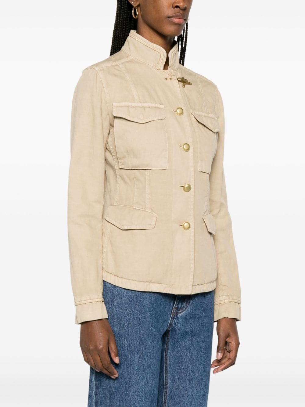 Fay Sahariana Military-jacke In Nude