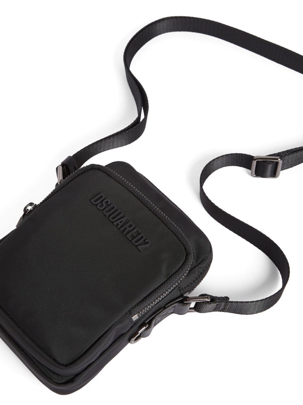 Dsquared2 Logo Shoulder Bag In Black