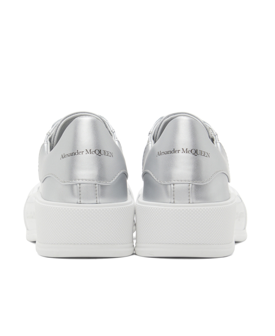 Alexander Mcqueen Deck Plimsoll Low-top Sneakers In White