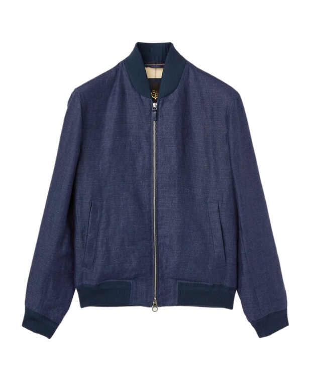 Loro Piana Long-sleeved Casual Jacket In Blue