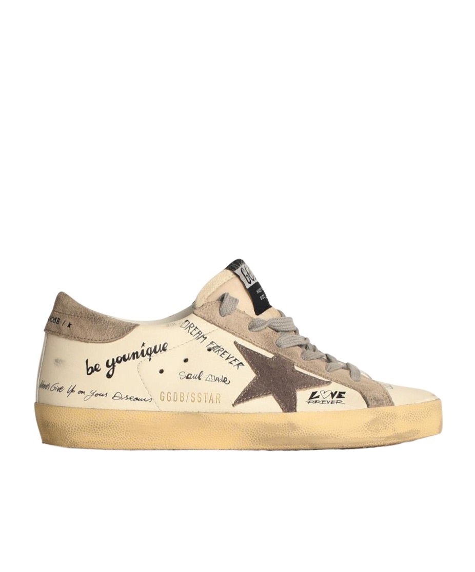 Golden Goose Ball Star Sneakers In Nude