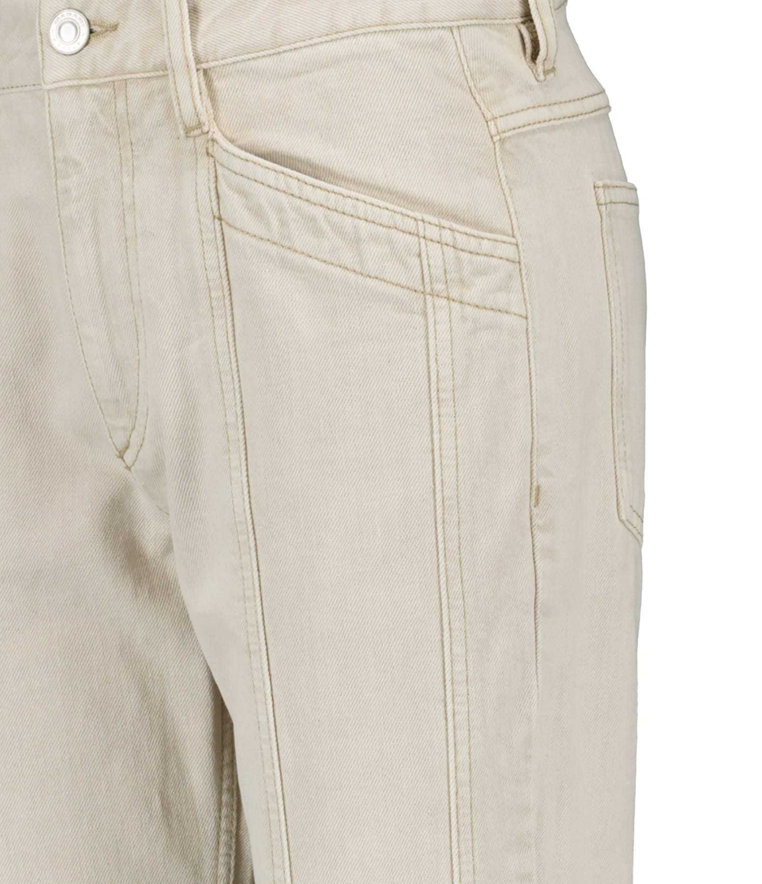 Isabel Marant Étoile Low-rise Slim-cut Jeans In White