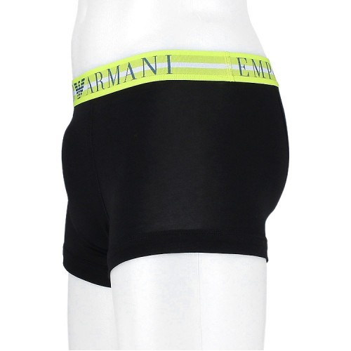 Emporio Armani Logo-embroidered Three-pack Boxers In Black