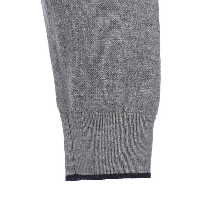 Armani Jeans Black Logo Pullover In Black