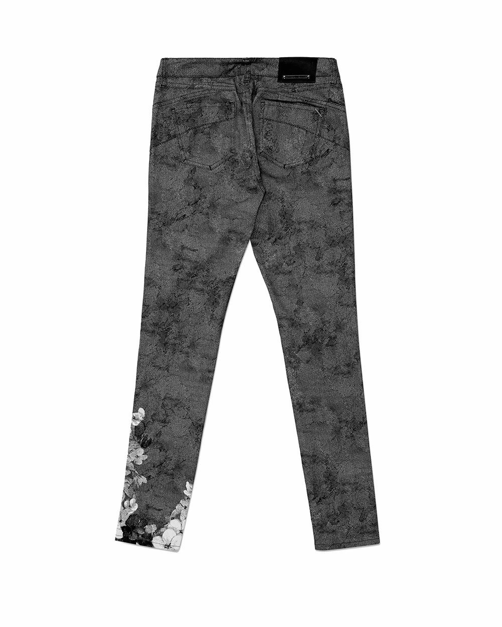 SPORTMAX FLOWER PRINTED JEANS