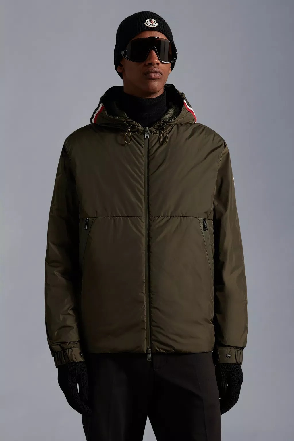 Moncler Doudoune Courte Melampyre In Green