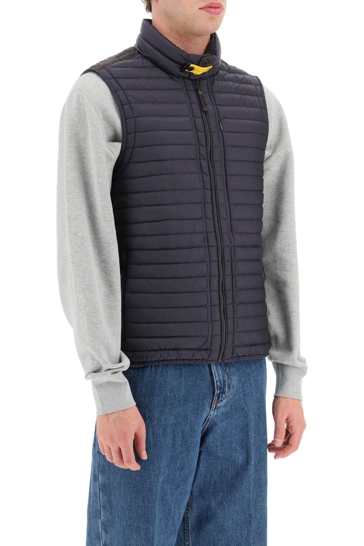 Parajumpers Sleeveless Cotton Vest In Black