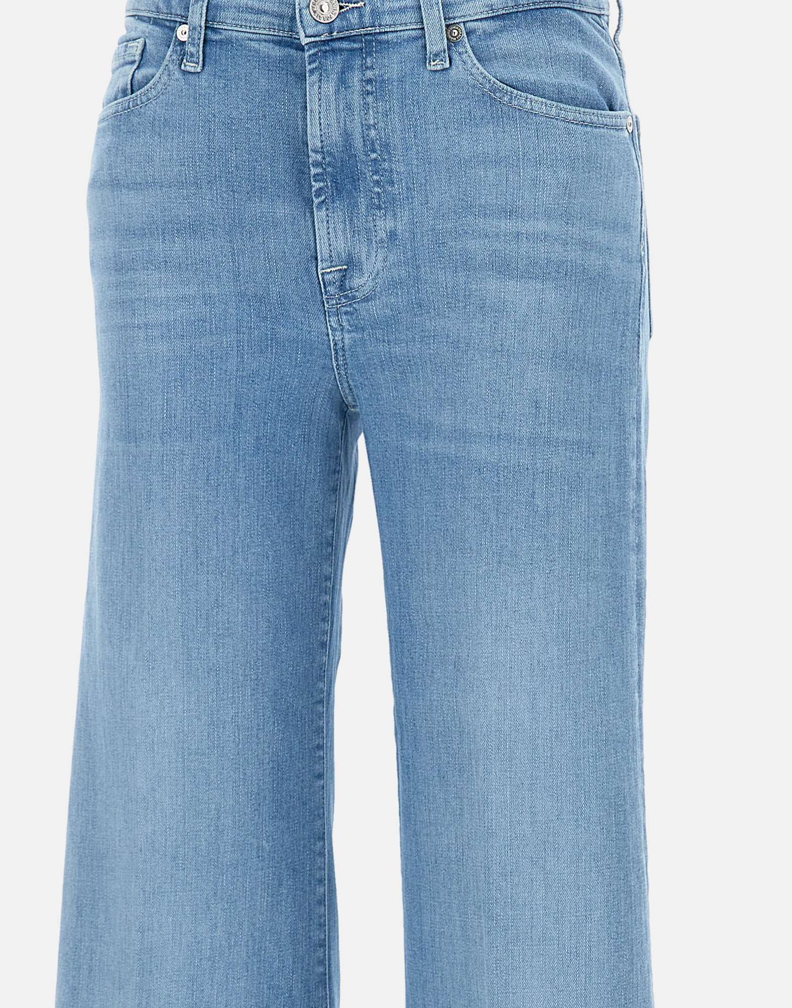7 For All Mankind Flare Jeans In Blue