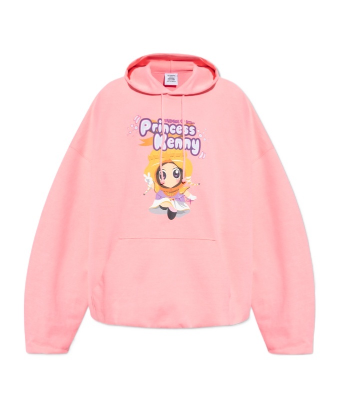 Shop Vetements Princess Kenny Hoodie In Pink