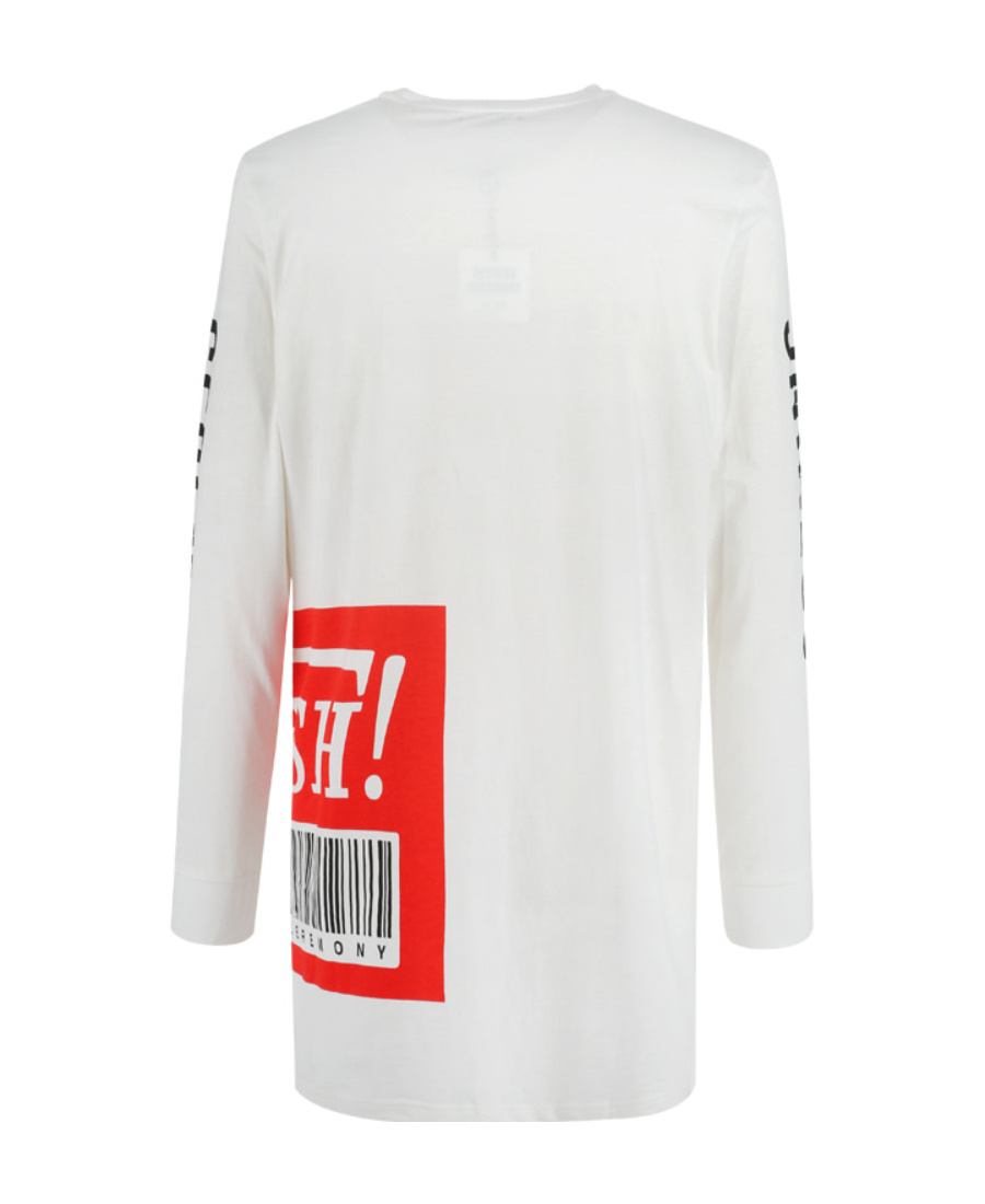 Opening Ceremony Logo Printed Long-sleeved T-shirt In White