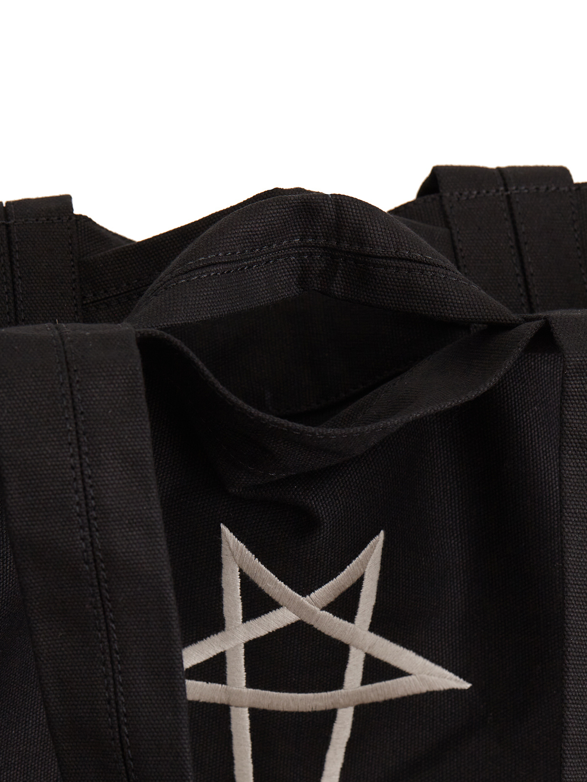Rick Owens Double Handle Tote Bag In Black