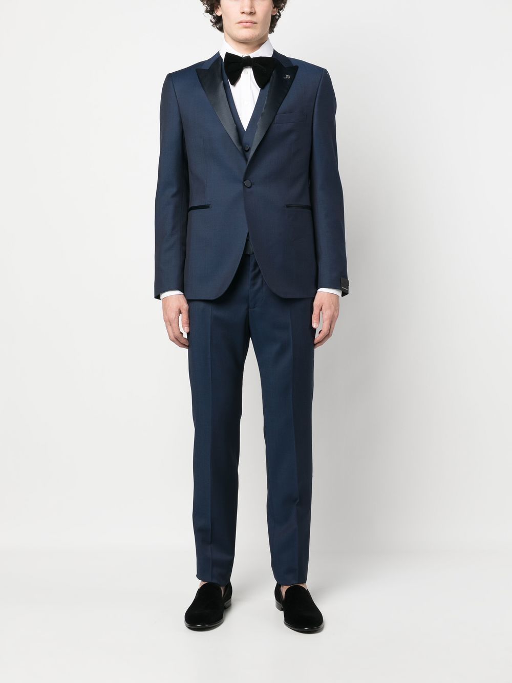 Tagliatore Virgin-wool Dinner Suit Set In Black