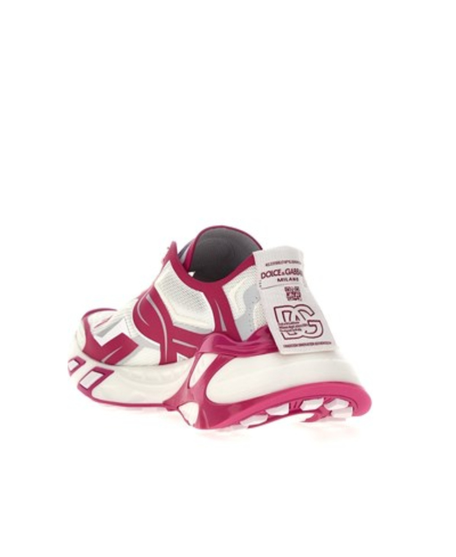 Dolce & Gabbana Fast Panelled Low-top Sneakers In White