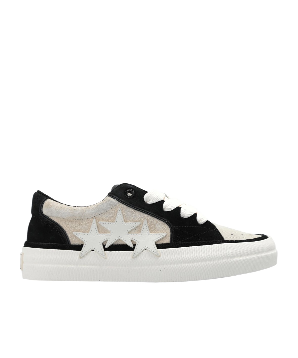 Amiri Sunset Skate Low Sneakers In Birch And Black In White