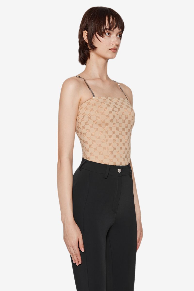 Misbhv Logo Sling Vest In Nude