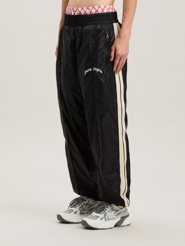 Palm Angels Logo Embroidery Embroidery Track Pants In Black